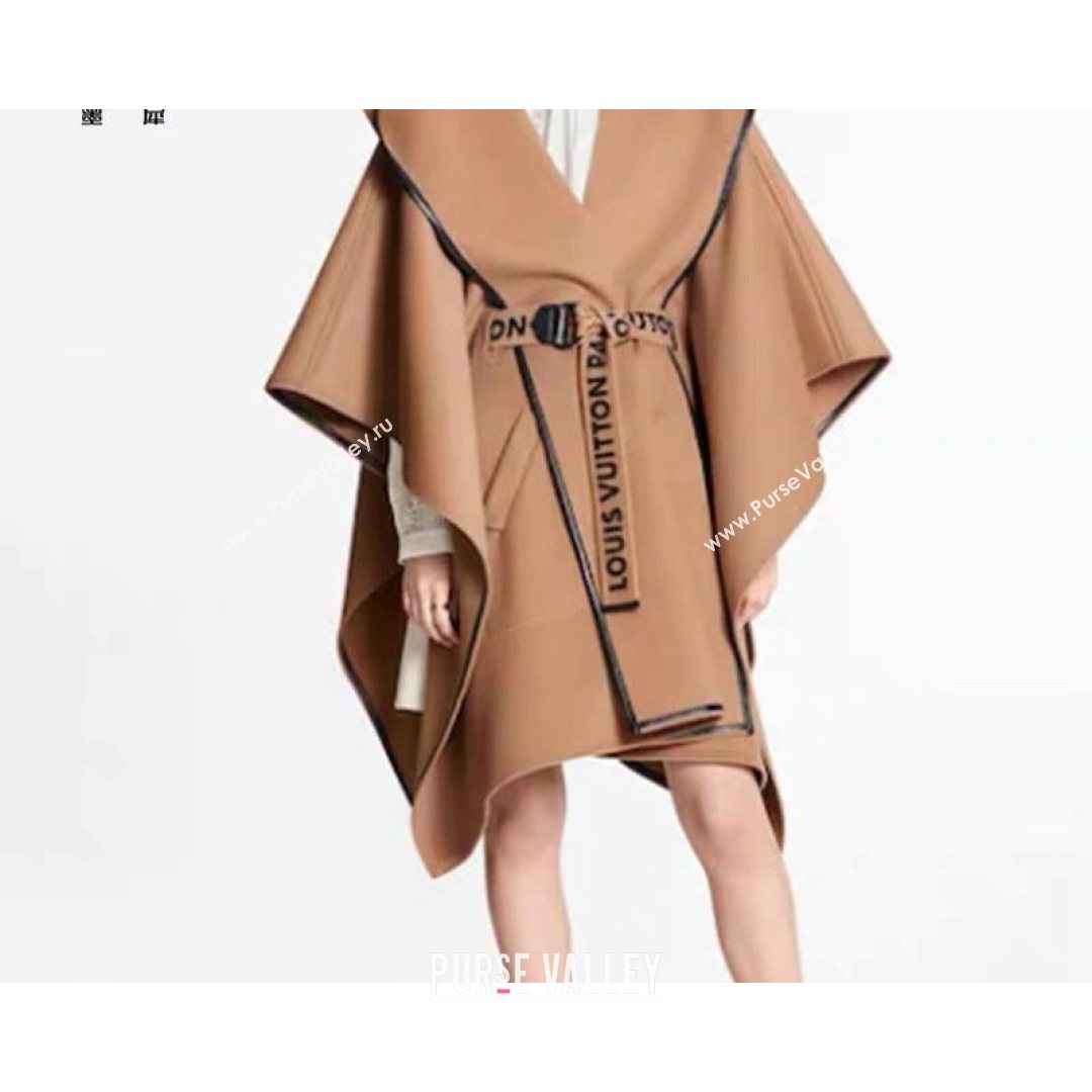 Louis Vuitton Wool Cape LV21080505 Coffee 2021 (Q-210805055)