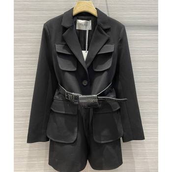 Max Mara Jacket Coat M21080506 Black 2021 (Q-210805056)