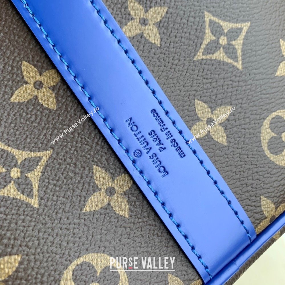 Louis Vuitton Keepall Bandouliere 50 Travel bag in Monogram Canvas M46772 Blue 2023 (K-23120502)