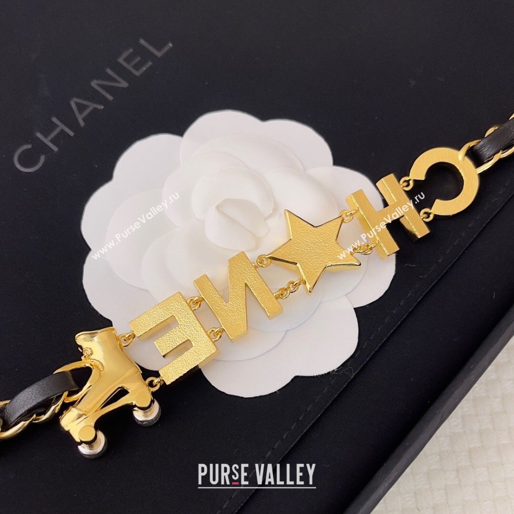 Chanel Leather Chain Boots Pendant Necklace CH12509 Gold 2024 (YF-24012509)