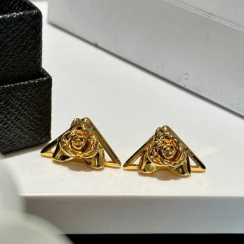 Prada Stud Earrings P12539 Gold 2024 (YF-24012539)