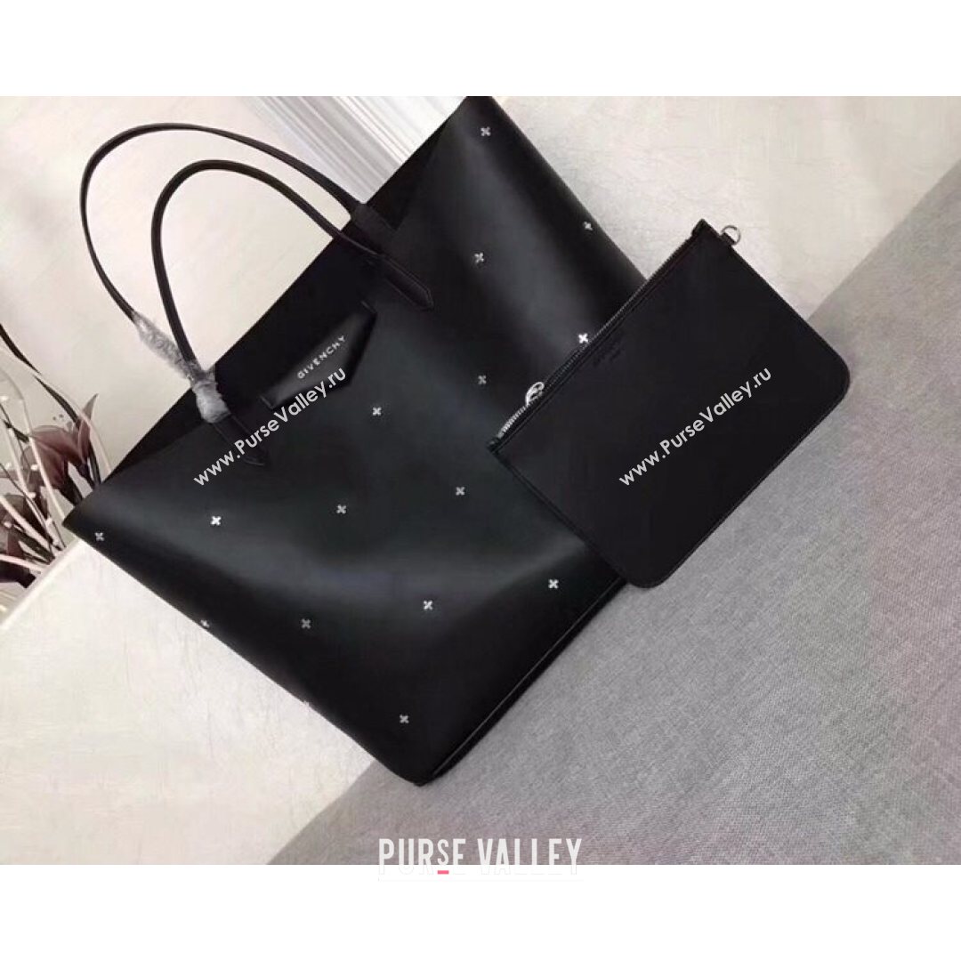 Givenchy Studded Black Calfskin Tote Bag 38cm 8841 25 (YS-21080725)