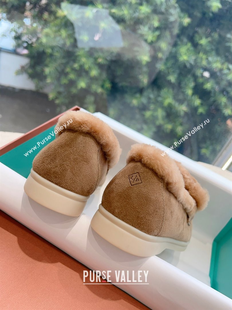 LP Summer Charms Walk Loafers with Fur LP110626 Brown 2023 (KL-23110626)