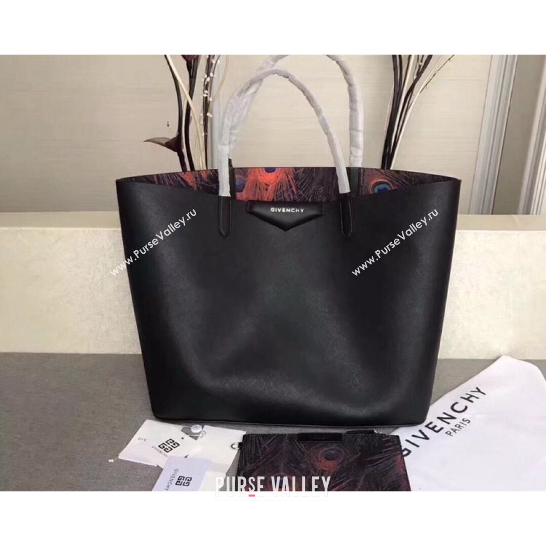 Givenchy Black Calfskin Tote Bag 38cm 8841 27 (YS-21080727)