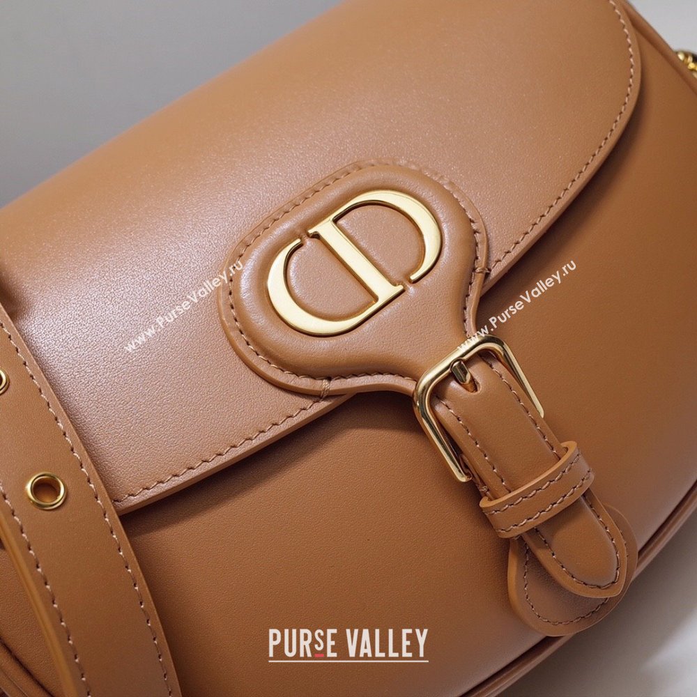 Dior Medium Dior Bobby Bag in Camel Box Calfskin 2023 (DMZ-23120510)