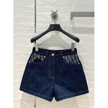 Dior Denim Shorts D71015 Blue 2024 (Q-24071015)