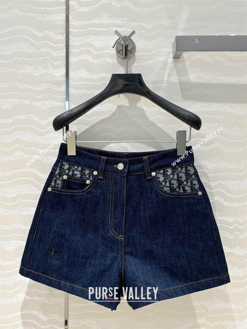 Dior Denim Shorts D71015 Blue 2024 (Q-24071015)