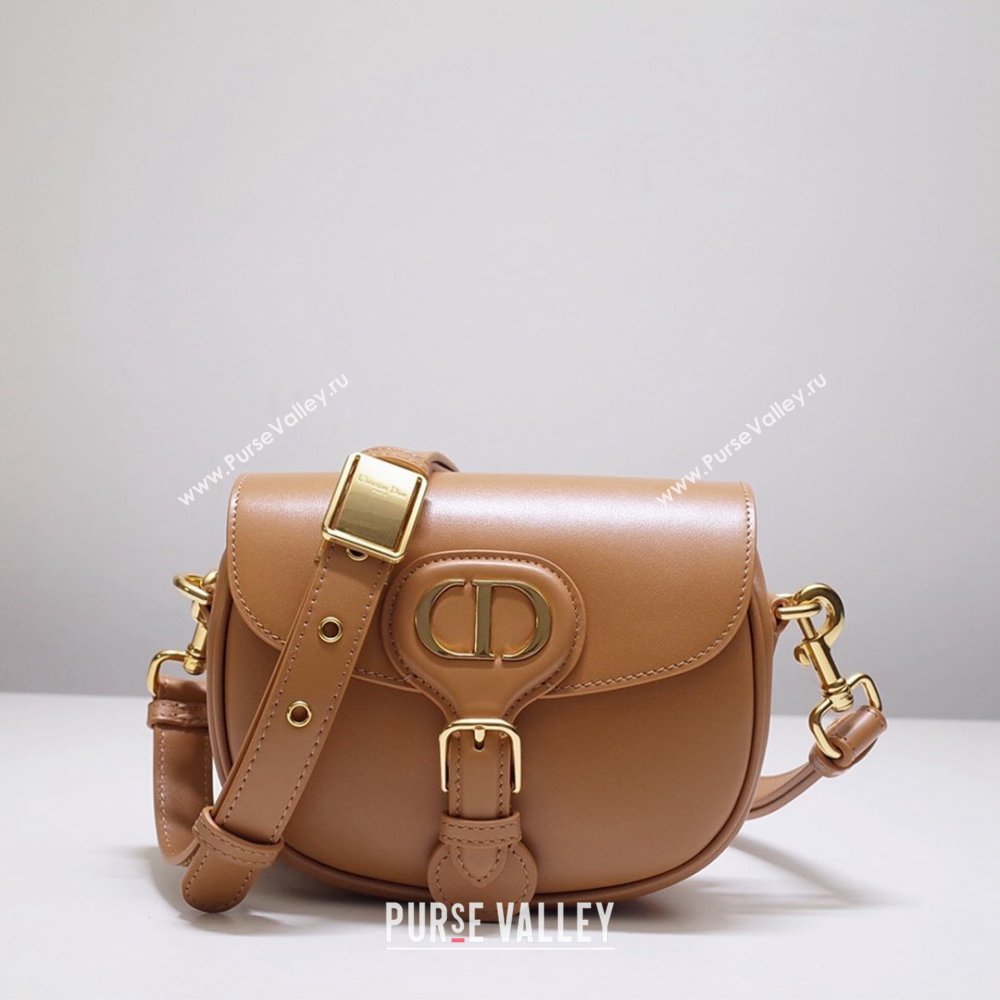 Dior Small Dior Bobby Bag in Camel Box Calfskin 2023 (DMZ-23120508)