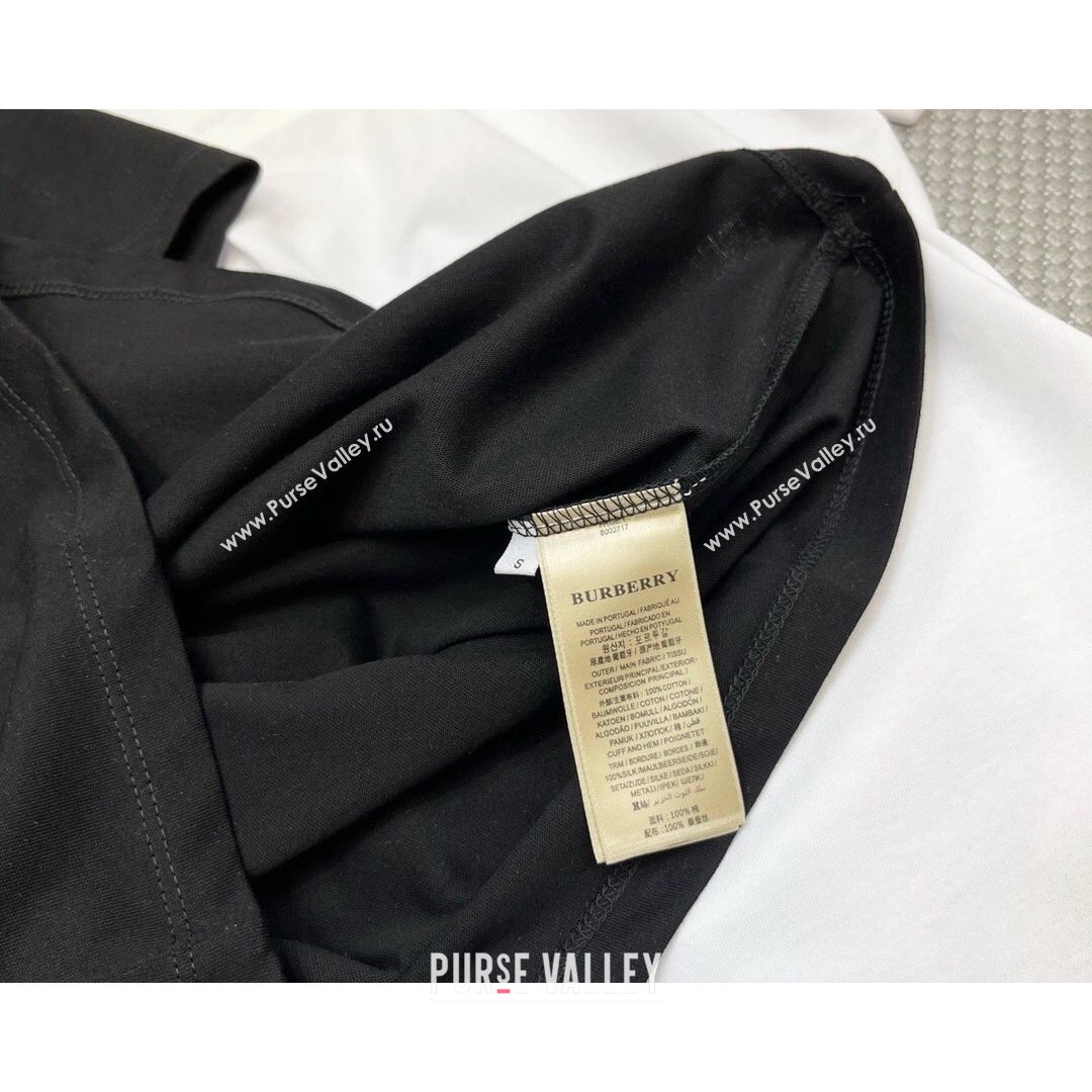 Burberry Cotton T-shirt B21080528 Black 2021 (Q-210805078)