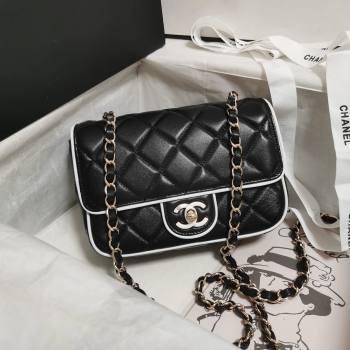 Chanel Lambskin Mini Flap Bag AS5151 Black 2025 (YEZI-25030715)