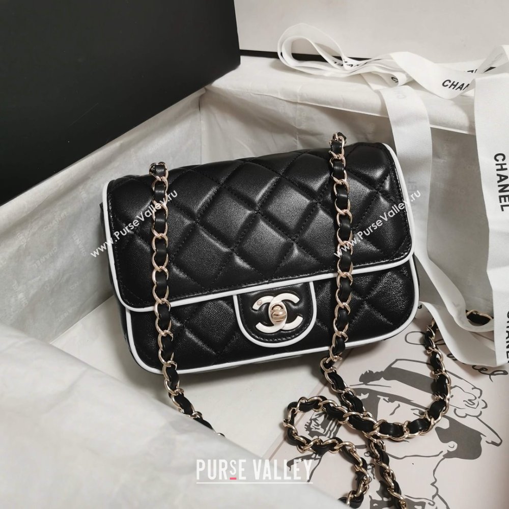 Chanel Lambskin Mini Flap Bag AS5151 Black 2025 (YEZI-25030715)