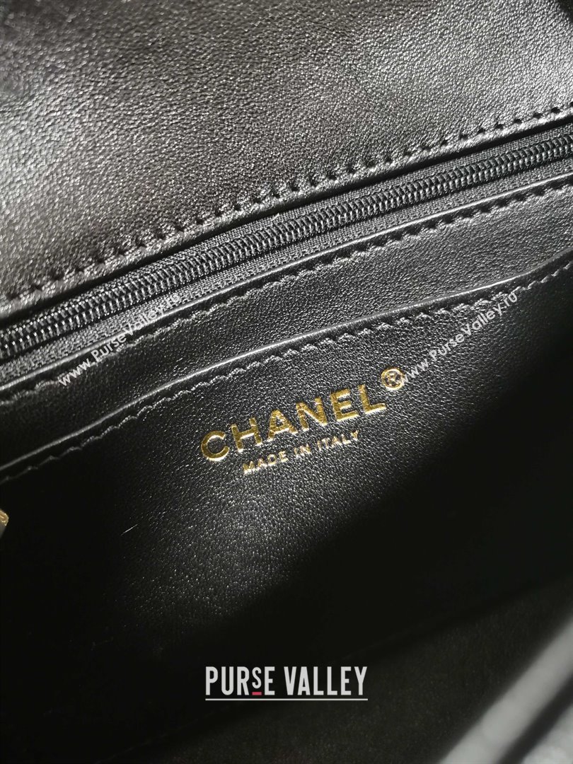 Chanel Lambskin Mini Flap Bag AS5151 Black 2025 (YEZI-25030715)