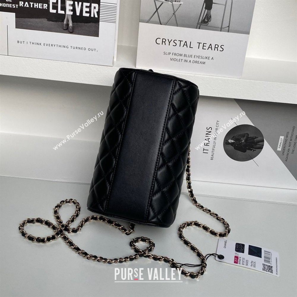 Chanel Lambskin Clutch with Chain AP4515 Black/Gold 2025 (YEZI-25030719)