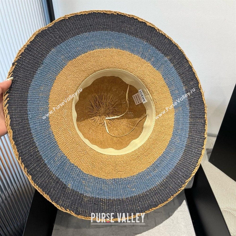 Loewe Weave Hat Multicolor Blue 2025 (A-25030721)