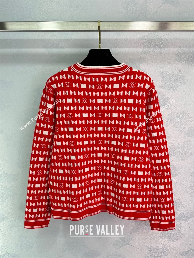 Chanel Wool Sweater CH121714 Red 2024 (Q-24121714)