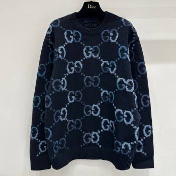 Gucci Wool Sweater G121717 Blue 2024 (Q-24121717)