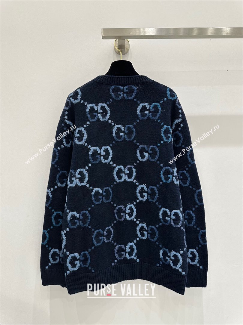 Gucci Wool Sweater G121717 Blue 2024 (Q-24121717)