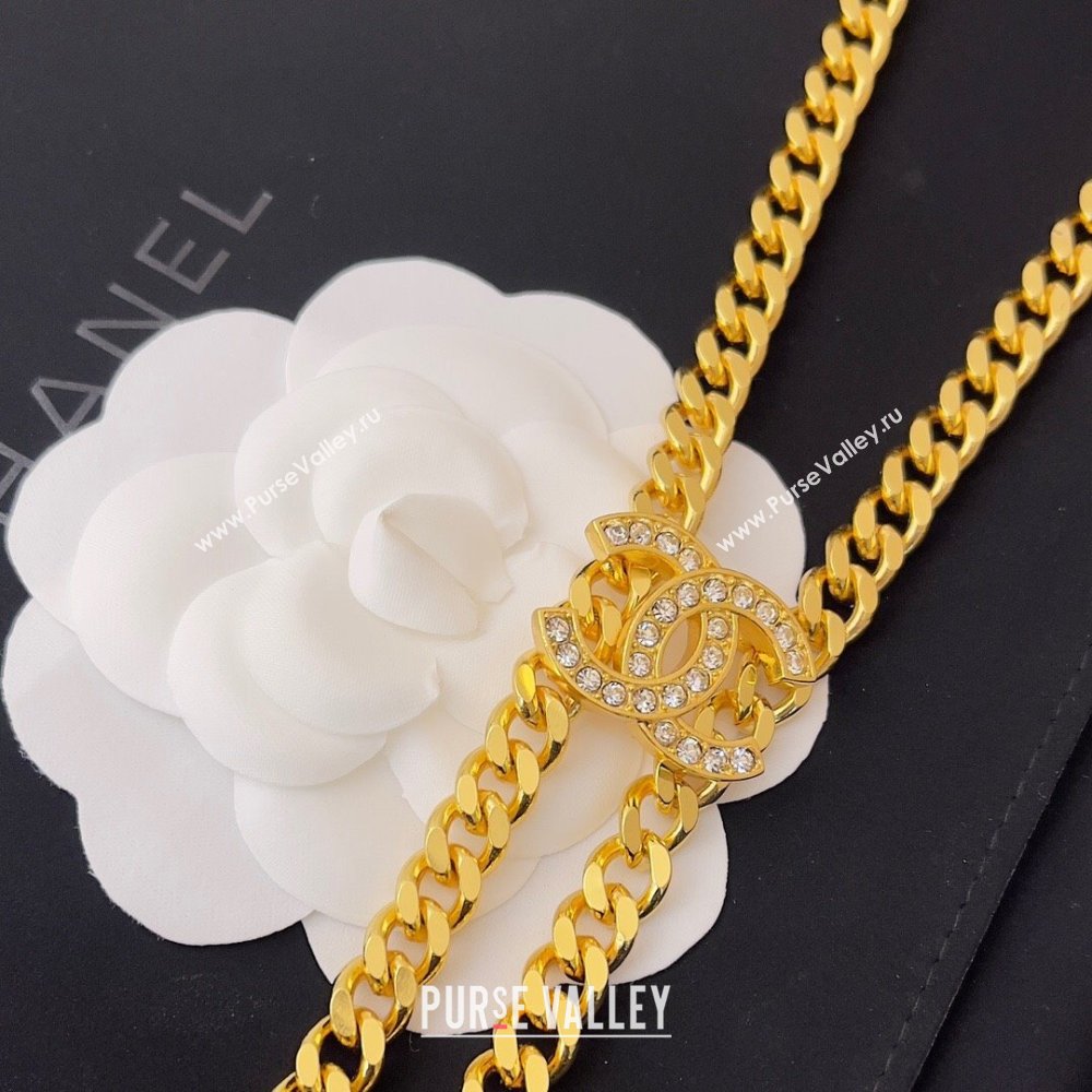 Chanel Chain Necklace with Star and Boot CH12609 Gold 2024 (YF-24012609)