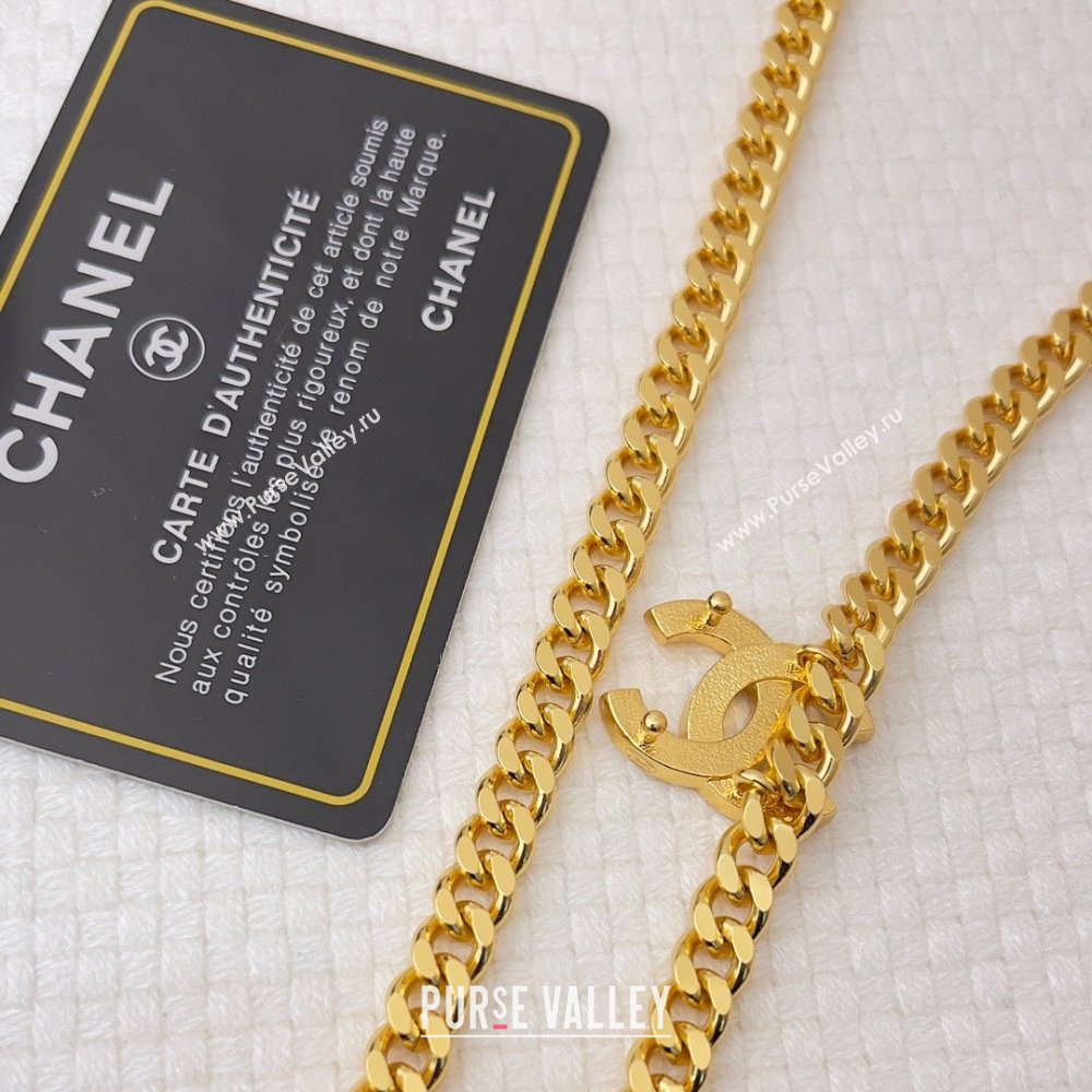 Chanel Chain Necklace with Star and Boot CH12609 Gold 2024 (YF-24012609)