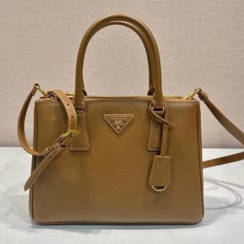 Prada Galleria Saffiano Leather Medium Bag 1BA863 Brown 2024 (LY-24101618)