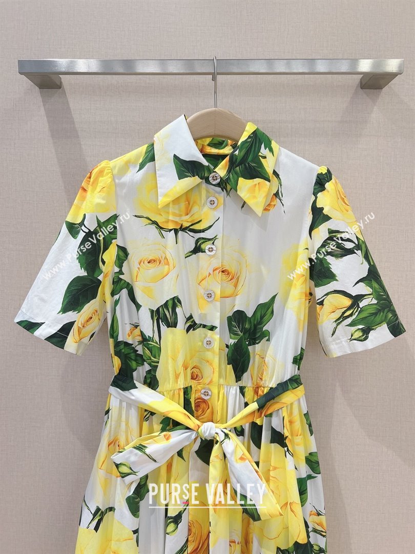 Dolce Gabbana Dress DG051740 Yellow 2024 (Q-24051740)