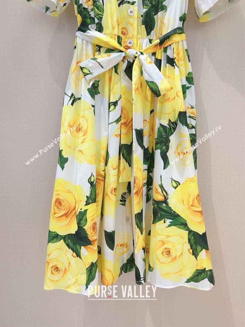 Dolce Gabbana Dress DG051740 Yellow 2024 (Q-24051740)