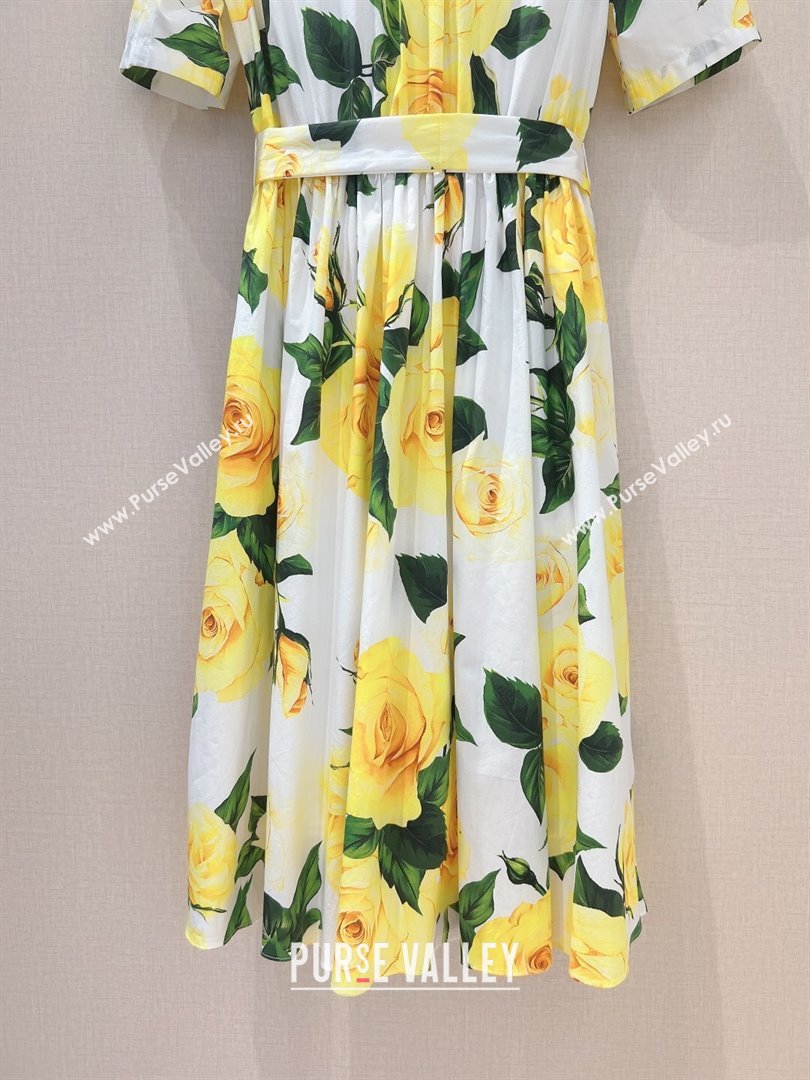 Dolce Gabbana Dress DG051740 Yellow 2024 (Q-24051740)