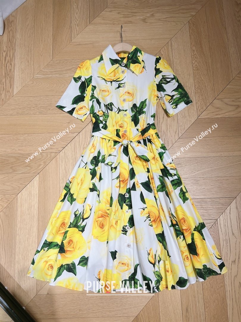 Dolce Gabbana Dress DG051740 Yellow 2024 (Q-24051740)
