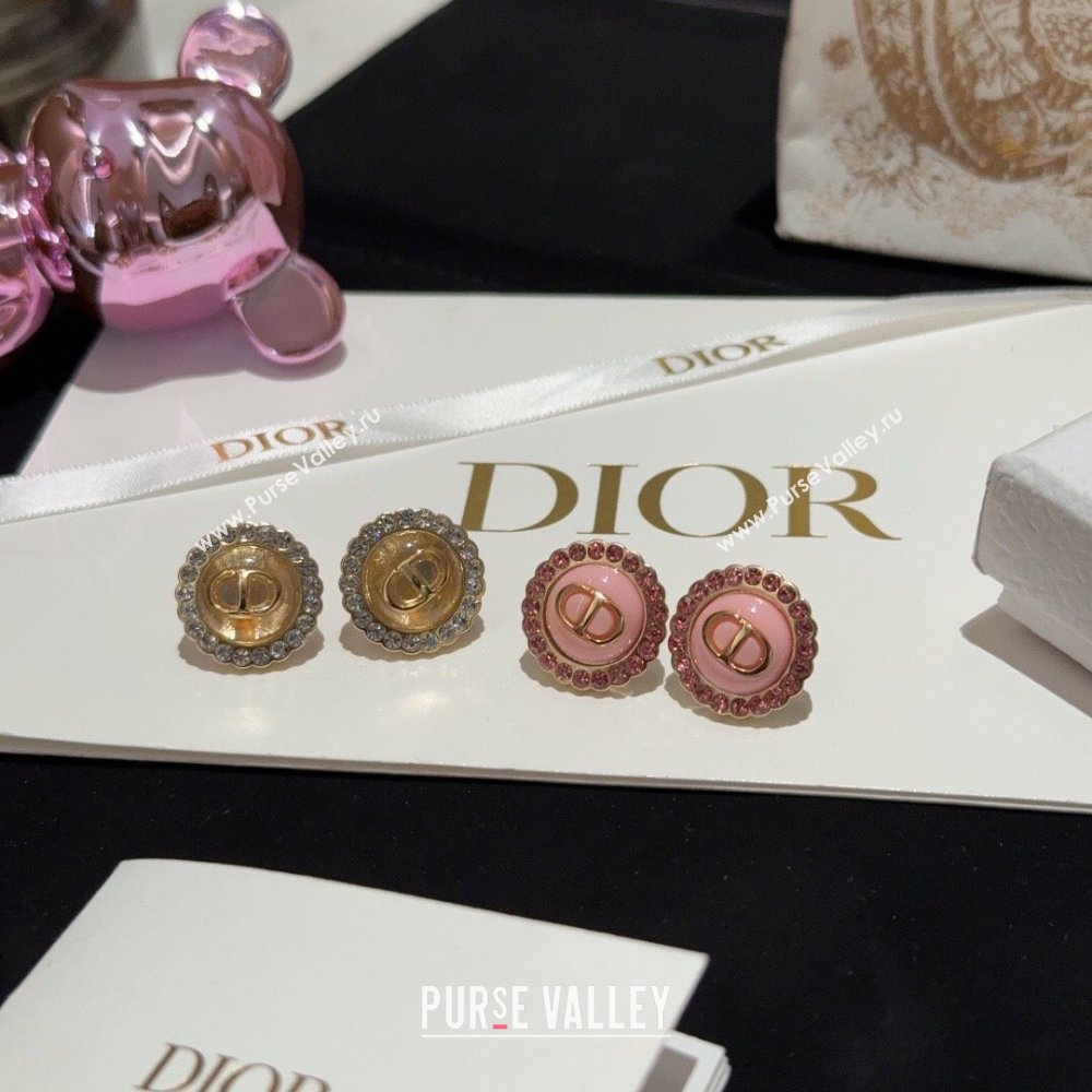 Dior Round Stud Earrings D12614 2024 (YF-24012614)