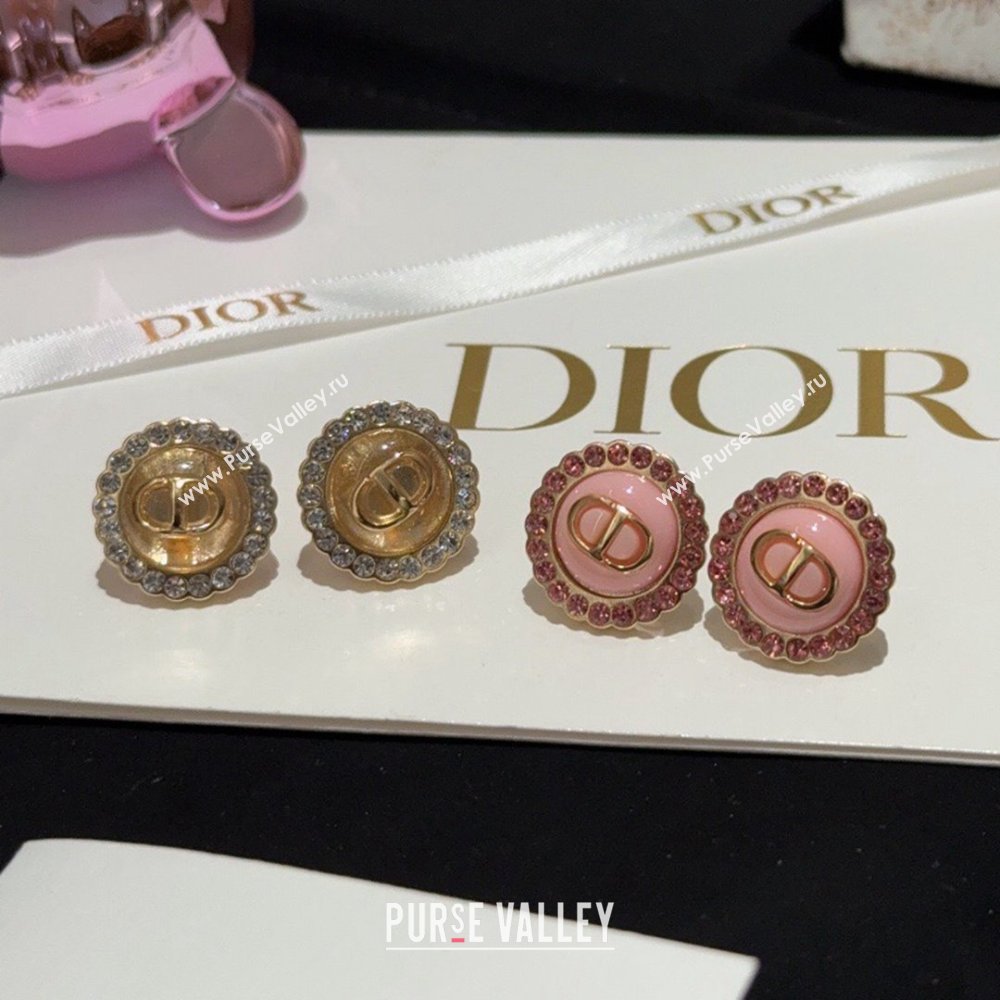 Dior Round Stud Earrings D12614 2024 (YF-24012614)