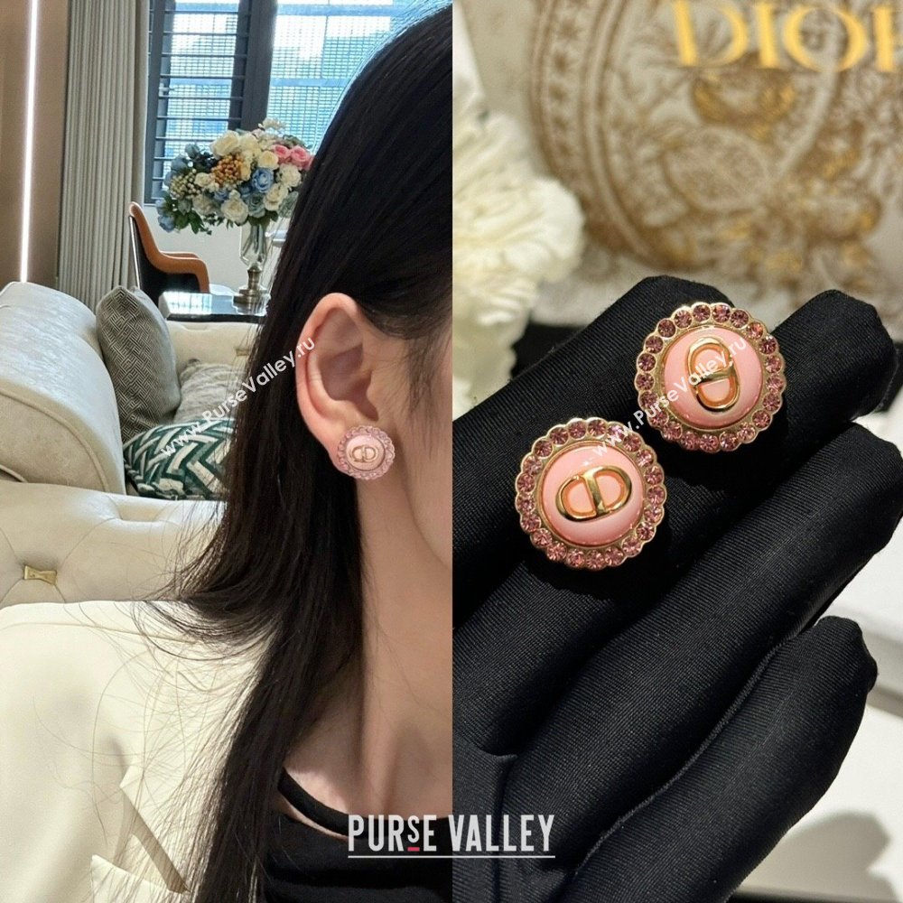 Dior Round Stud Earrings D12614 2024 (YF-24012614)