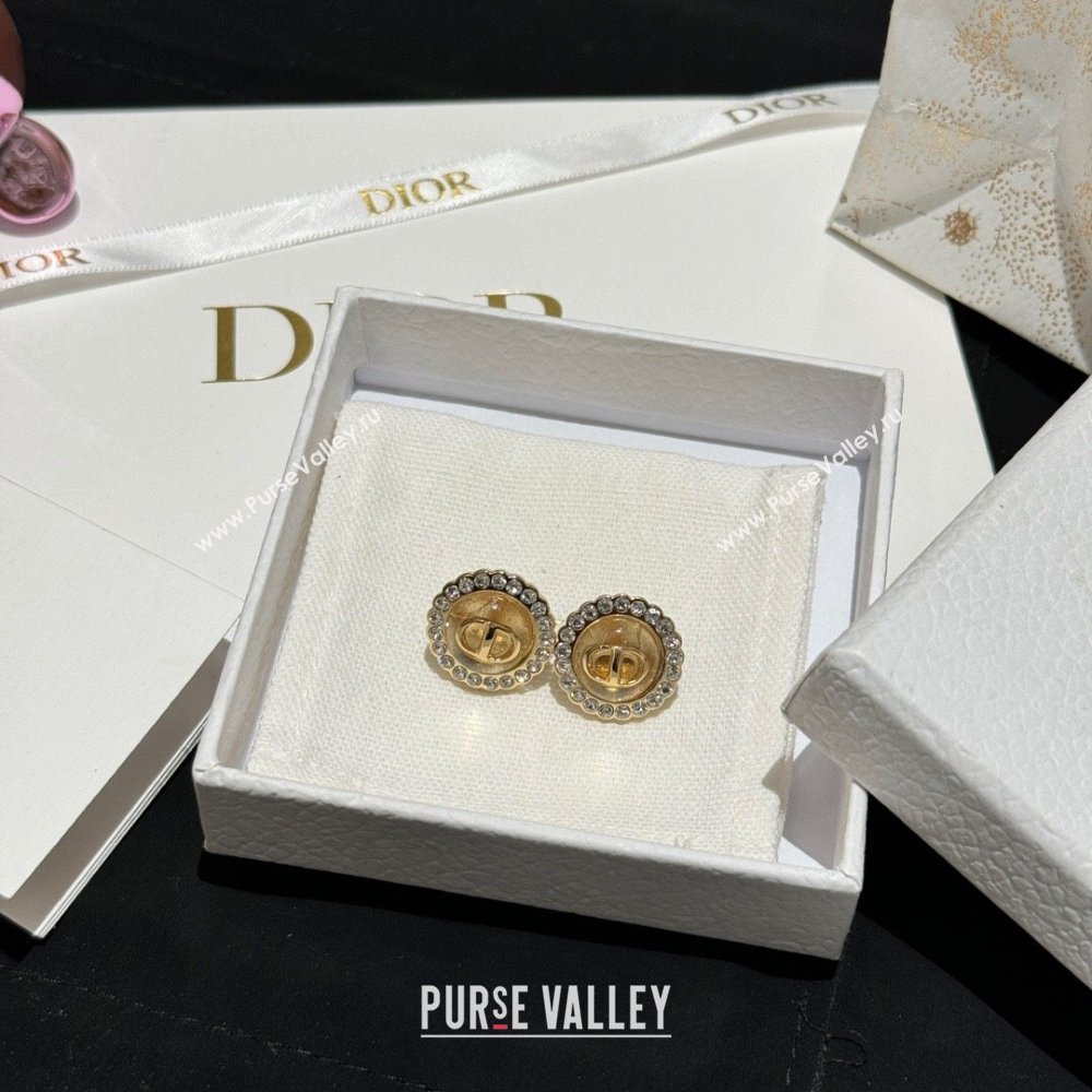 Dior Round Stud Earrings D12614 2024 (YF-24012614)