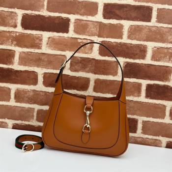 Gucci Jackie Small Shoulder Bag in Smooth Leather 782849 Light Brown 2024 (DLH-240522045)