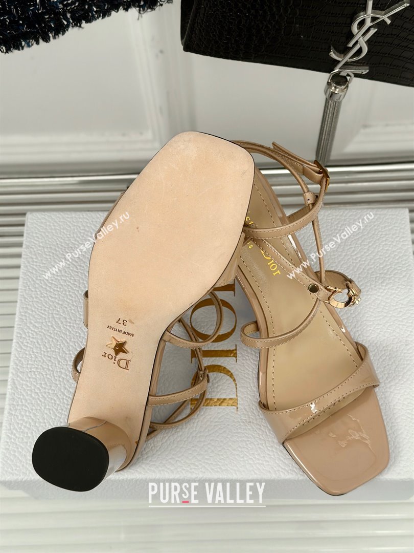 Dior Cest Dior Heeled Sandal in Calfskin 8cm Heel Beige 2024 (MD-24071712)