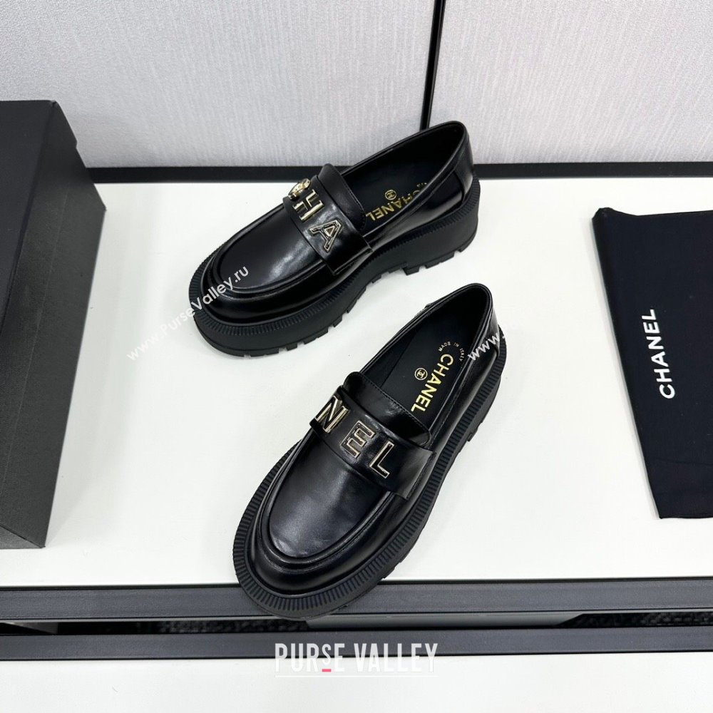 Chanel Calfskin Loafers CH82906 White 2024 (KL-24082906)