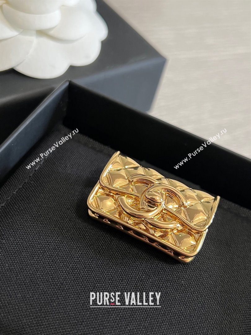 Chanel Metal Bag Brooch CH12625 Gold 2024 (YF-24012625)