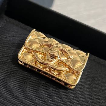 Chanel Metal Bag Brooch CH12625 Gold 2024 (YF-24012625)