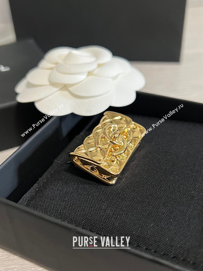 Chanel Metal Bag Brooch CH12625 Gold 2024 (YF-24012625)