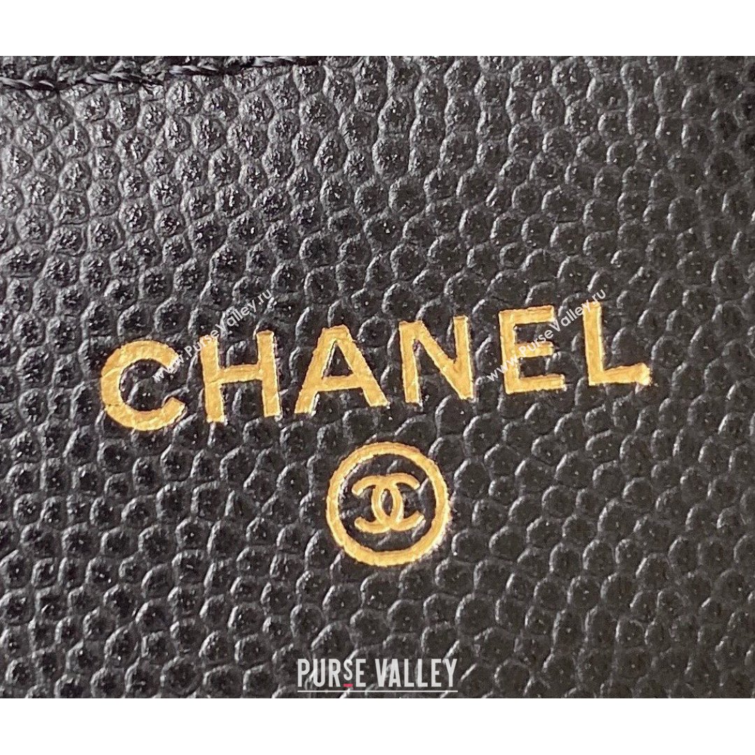 Chanel Grained Calfskin Mini Belt Bag AP2305 Black 2021 (SSZ-21082813)