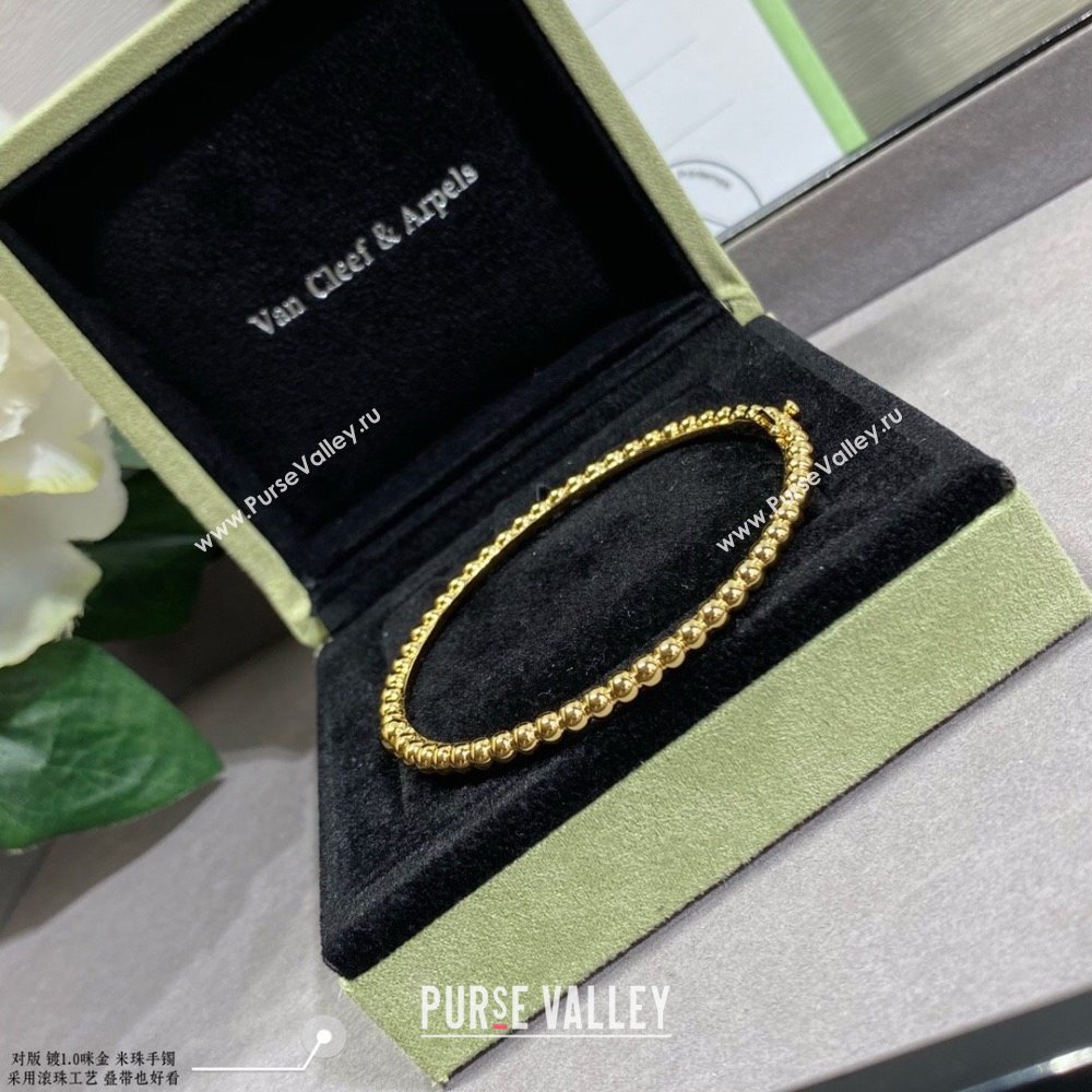 Van Cleef Arpels Perlee Pearls Bracelet V12629 Yellow Gold 2024 (YF-24012629)