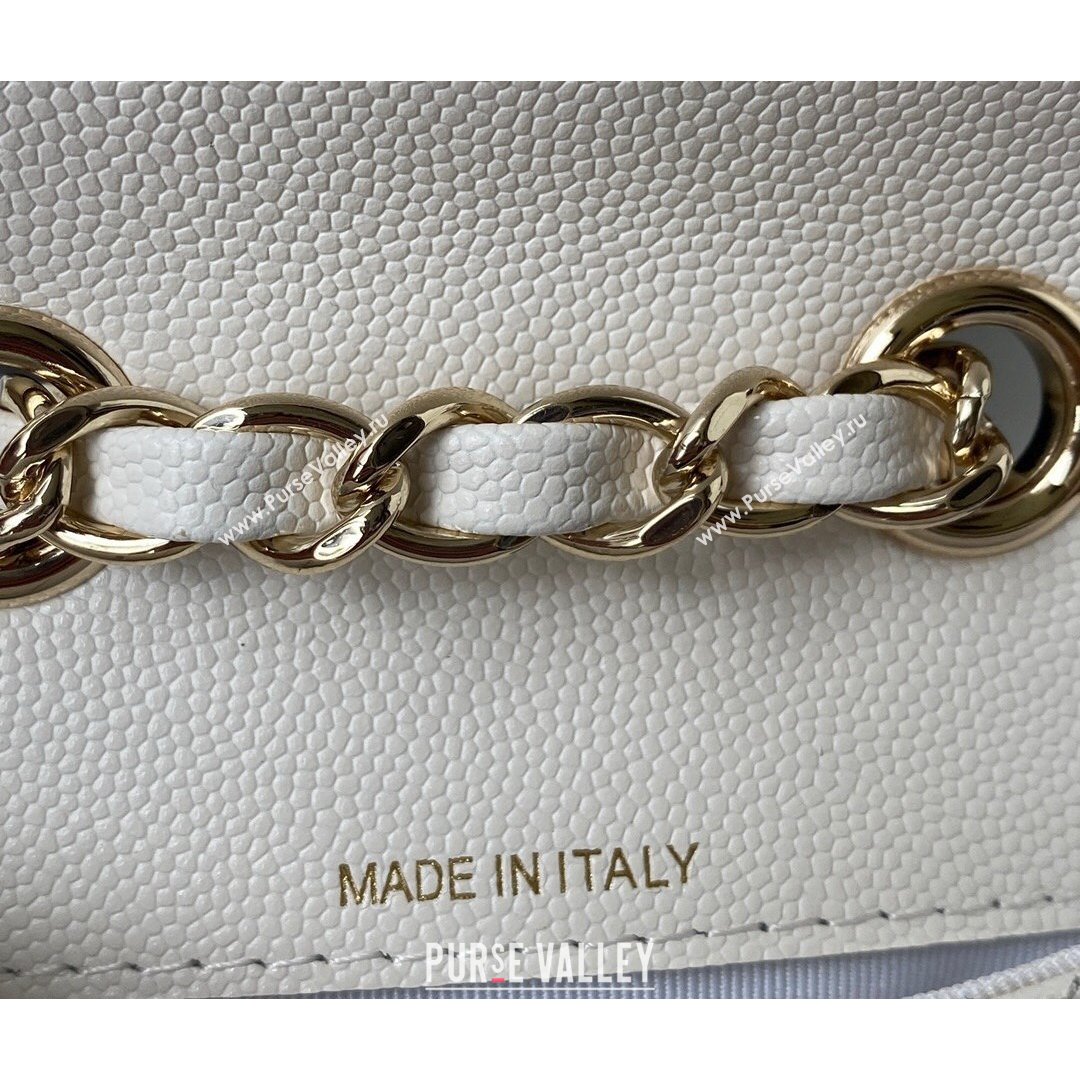 Chanel Grained Calfskin Mini Belt Bag AP2305 White 2021 (SSZ-21082814)