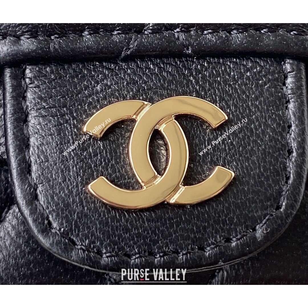 Chanel Lambskin Mini Belt Bag AP2305 Black 2021 (SSZ-21082815)