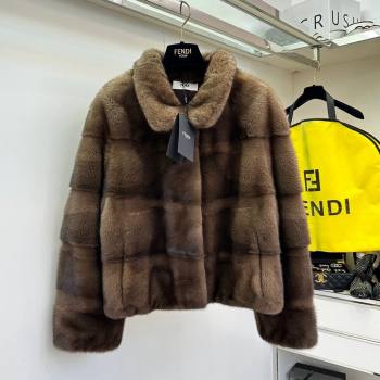 Fendi Sable Fur Coat F121602 2024 (Q-24121602)