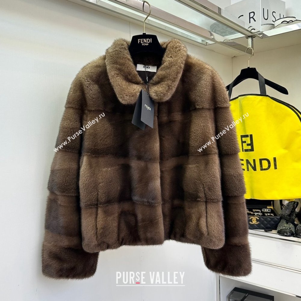 Fendi Sable Fur Coat F121602 2024 (Q-24121602)