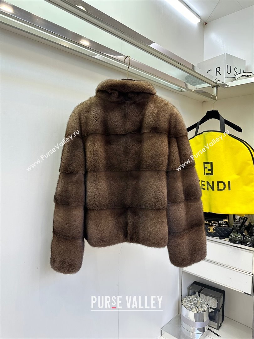 Fendi Sable Fur Coat F121602 2024 (Q-24121602)