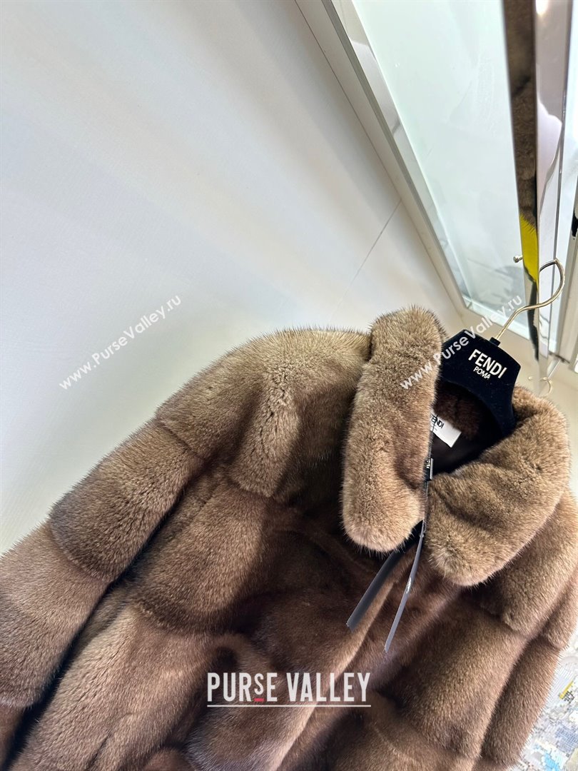 Fendi Sable Fur Coat F121602 2024 (Q-24121602)