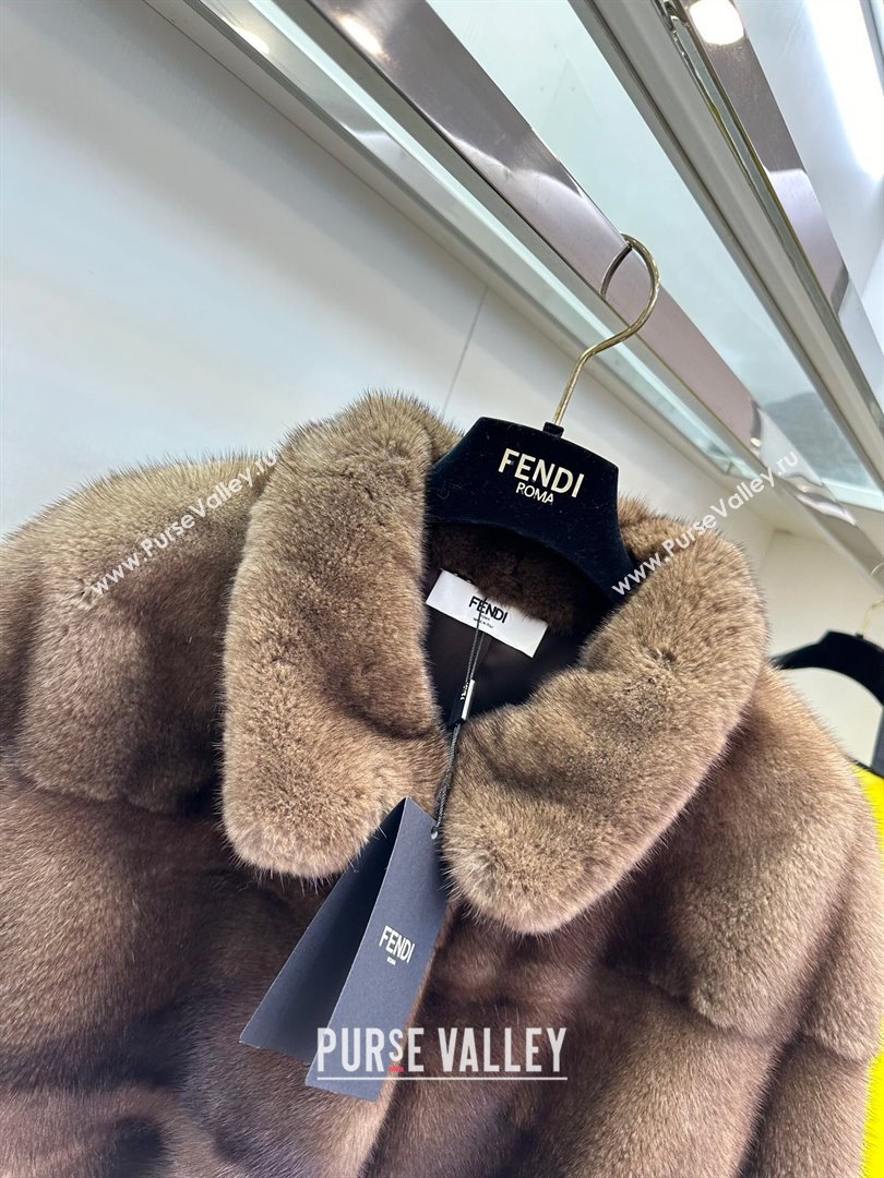 Fendi Sable Fur Coat F121602 2024 (Q-24121602)