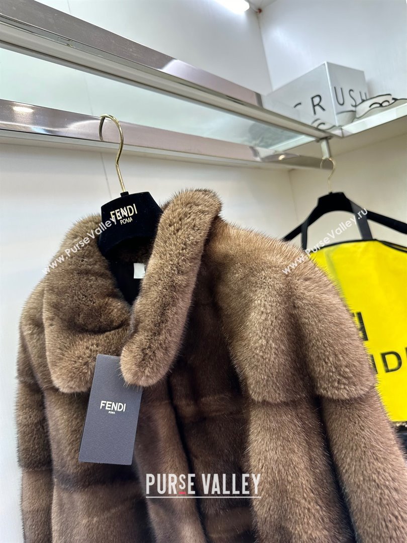 Fendi Sable Fur Coat F121602 2024 (Q-24121602)