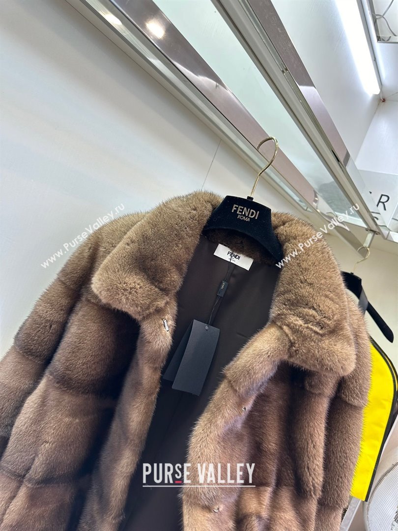 Fendi Sable Fur Coat F121602 2024 (Q-24121602)