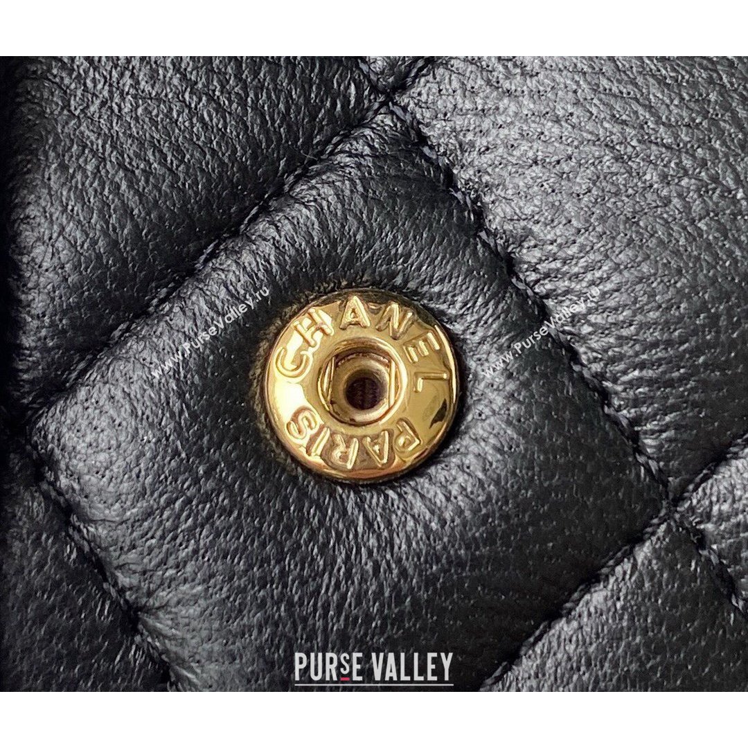 Chanel Lambskin Mini Belt Bag AP2305 Black 2021 (SSZ-21082815)